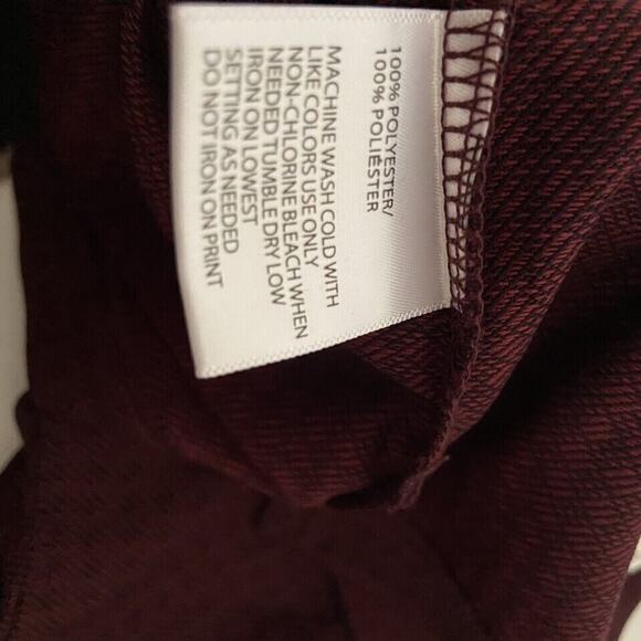 Hagger Cool 18 Pro Polo Short Sleeve Mens S 3 Button Maroon Button Tee - Picture 6 of 8